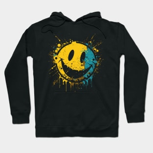 smiley splash Hoodie